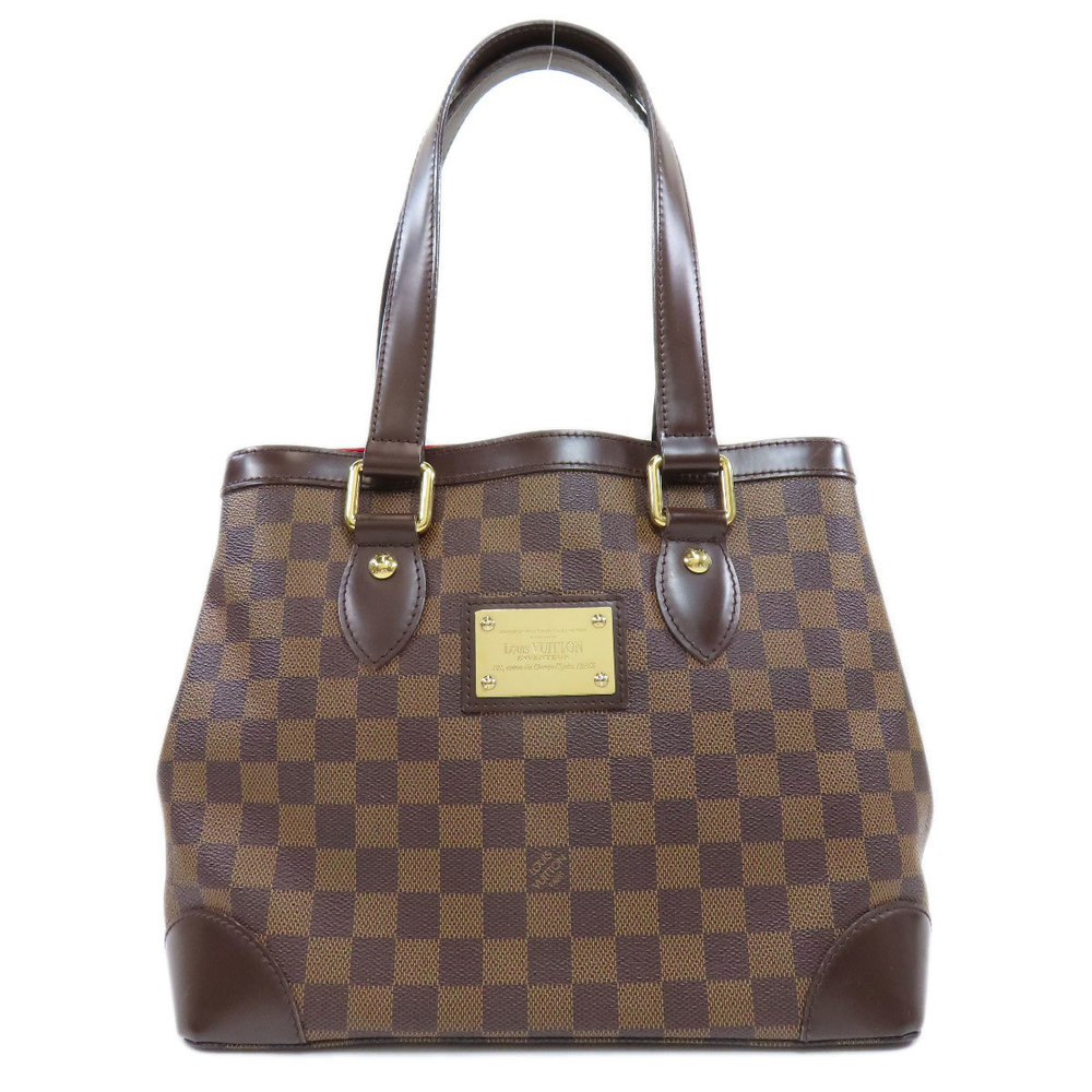 Louis Vuitton Hampstead PM Damier Ebene Tote Bag Damier Canvas